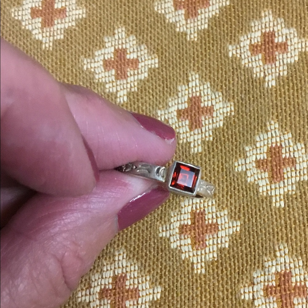 Ss Garnet Ring - image 3